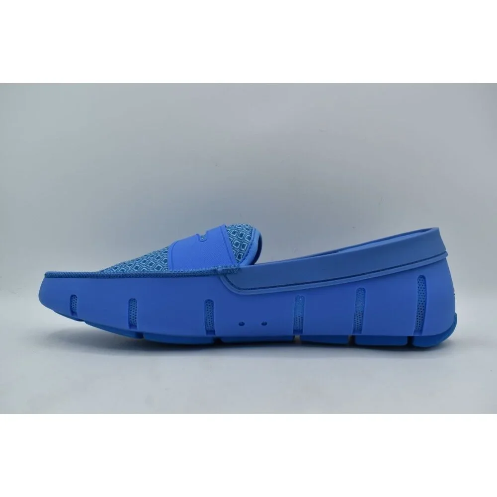 SWIMS Mens Size 15 Printed Penny Loafer‎ Sail Blue Slip On Loafers Shoes